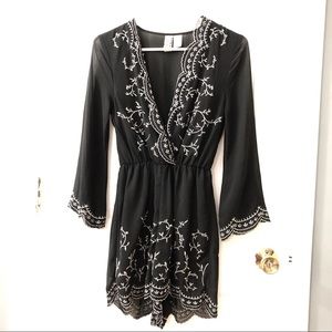 H&M Black Romper